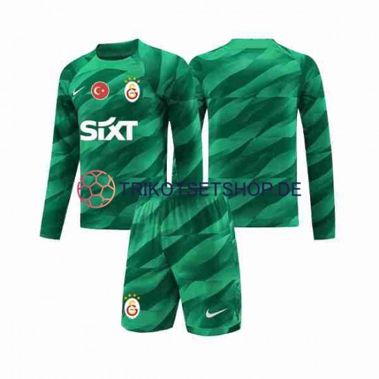 Galatasaray 2023-2024 Torwart Kinder Trikotset Heim Langarm