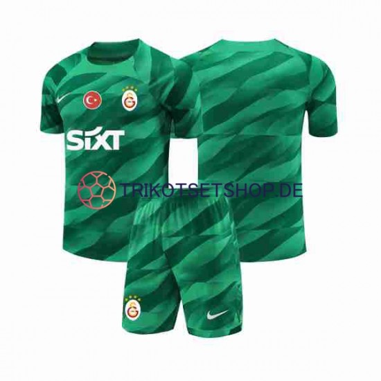 Galatasaray 2023-2024 Torwart Kinder Trikotset Heim Kurzarm