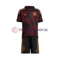 Deutschland World Cup 2022 Kinder Trikotset Auswärts Kurzarm
