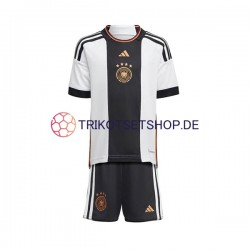 Deutschland World Cup 2022 Kinder Trikotset Heim Kurzarm
