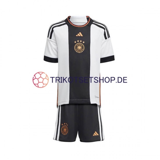 Deutschland World Cup 2022 Kinder Trikotset Heim Kurzarm