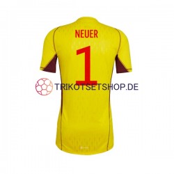 Deutschland Manuel Neuer 1 World Cup 2022 Torwart Herren Trikot Auswärts Kurzarm