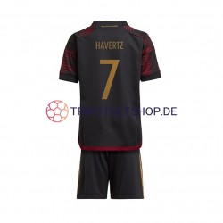 Deutschland Havertz 7 World Cup 2022 Kinder Trikotset Auswärts Kurzarm