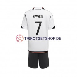 Deutschland Havertz 7 World Cup 2022 Kinder Trikotset Heim Kurzarm