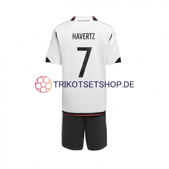 Deutschland Havertz 7 World Cup 2022 Kinder Trikotset Heim Kurzarm