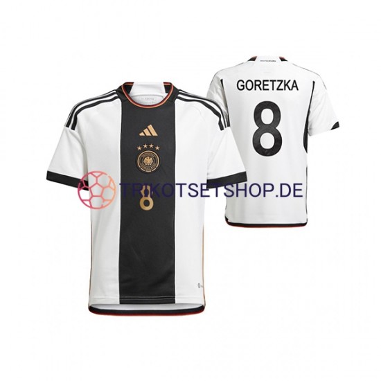 Deutschland Leon Goretzka 8 World Cup 2022 Herren Trikot Heim Kurzarm