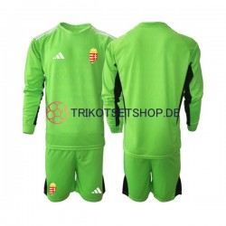 Ungarn 2022 Torwart Kinder Trikotset Heim Langarm