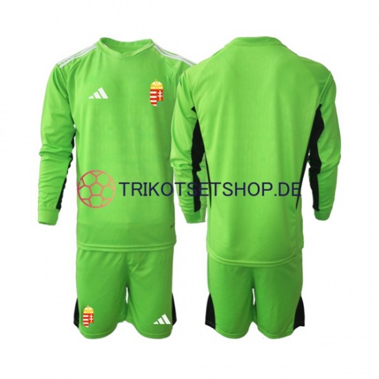 Ungarn 2022 Torwart Kinder Trikotset Heim Langarm