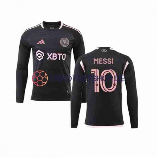 Inter Miami Lionel Messi 10 2023-2024 Herren Trikot Auswärts Langarm