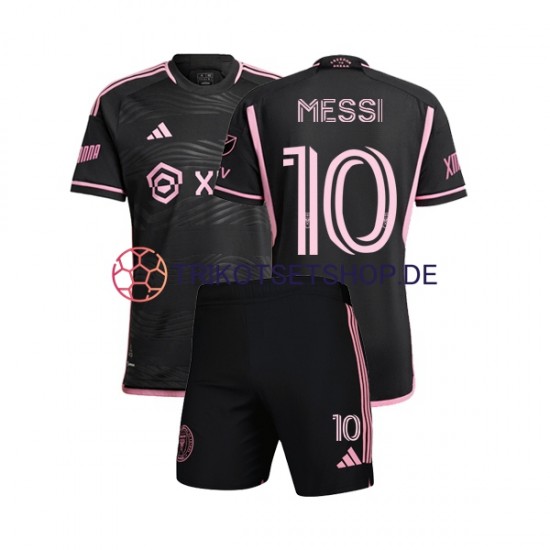 Inter Miami Lionel Messi 10 2023 Kinder Trikotset Auswärts Kurzarm