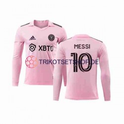Inter Miami Lionel Messi 10 2023-2024 Herren Trikot Heim Langarm