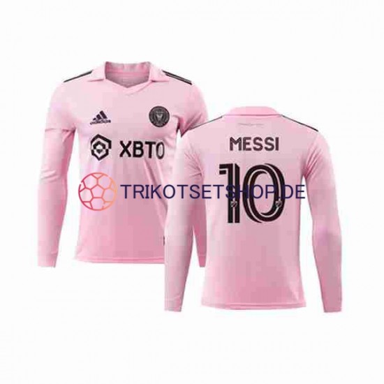 Inter Miami Lionel Messi 10 2023-2024 Herren Trikot Heim Langarm