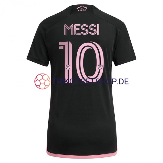 Inter Miami Lionel Messi 10 Frauen Trikot 2023 Auswärts Kurzarm