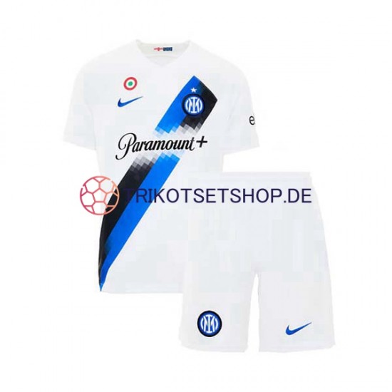Inter Mailand 2023-2024 Kinder Trikotset Auswärts Kurzarm