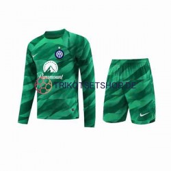 Inter Mailand 2023-2024 Torwart Kinder Trikotset Auswärts Langarm