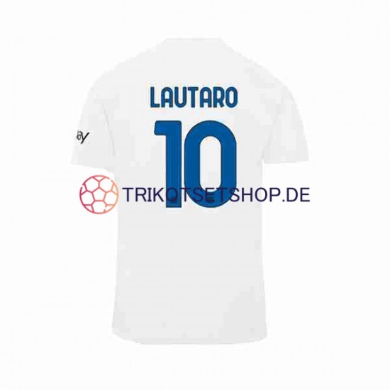 Inter Mailand Lautaro Martinez 10 2023-2024 Herren Trikot Auswärts Kurzarm