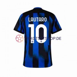 Inter Mailand Lautaro Martinez 10 2023-2024 Herren Trikot Heim Kurzarm