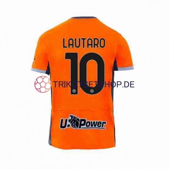 Inter Mailand Lautaro Martinez 10 2023-2024 Herren Trikot Ausweich Kurzarm