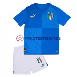 Italien 2022 Kinder Trikotset Heim Kurzarm