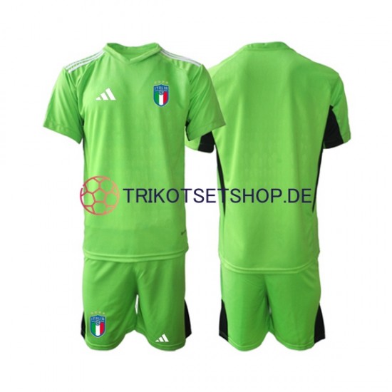 Italien 2023 Torwart Kinder Trikotset Heim Kurzarm