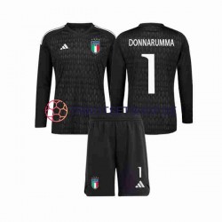 Italien Donnarumma 1 2023 Torwart Kinder Trikotset Auswärts Langarm