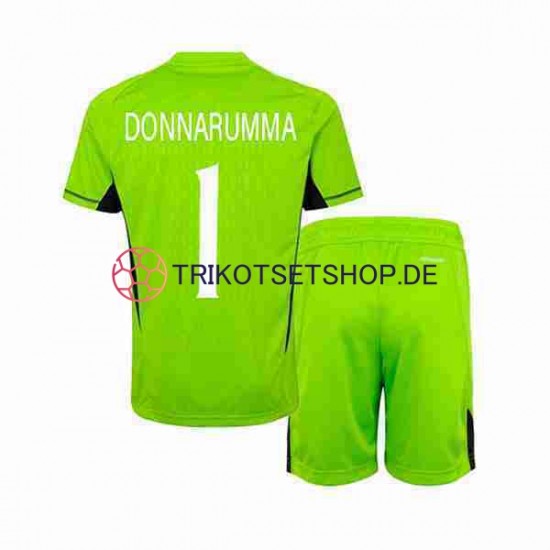 Italien Donnarumma 1 2023 Torwart Kinder Trikotset Heim Kurzarm