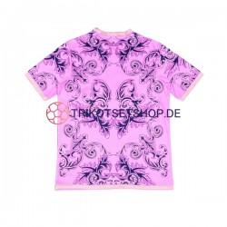 Italien Versace 2023-2024 Herren Trikot Kurzarm Pink