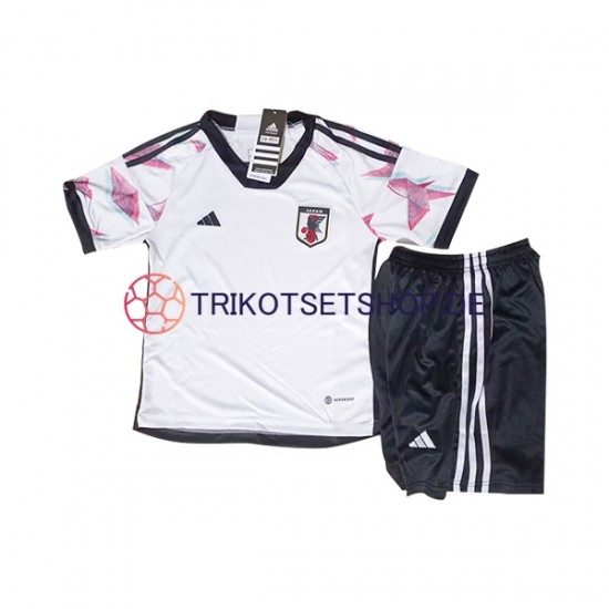 Japan World Cup 2022 Kinder Trikotset Auswärts Kurzarm