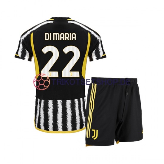 Juventus Turin Angel Di Maria 22 2023-2024 Kinder Trikotset Heim Kurzarm