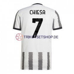 Juventus Turin Chiesa 7 2022-2023 Herren Trikot Heim Kurzarm