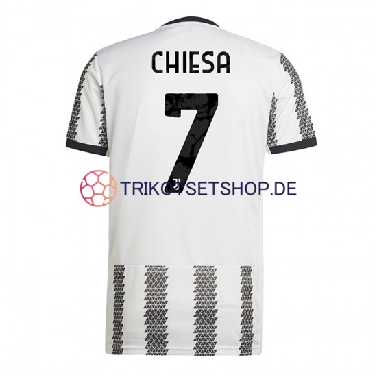 Juventus Turin Chiesa 7 2022-2023 Herren Trikot Heim Kurzarm