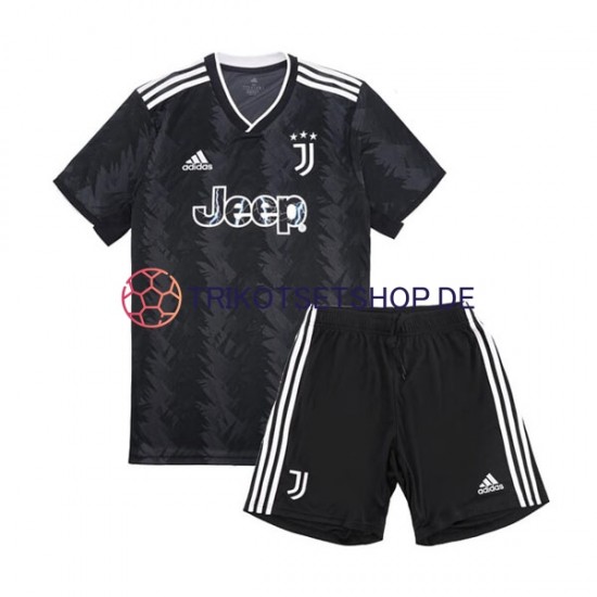 Juventus Turin 2022-2023 Kinder Trikotset Auswärts Kurzarm