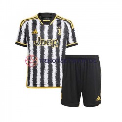 Juventus Turin 2023-2024 Kinder Trikotset Heim Kurzarm