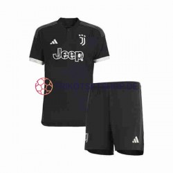 Juventus Turin 2023-2024 Kinder Trikotset Ausweich Kurzarm