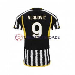USA Juventus Turin Dn Vlahovic 9 2023-2024 Herren Trikot Heim Kurzarm