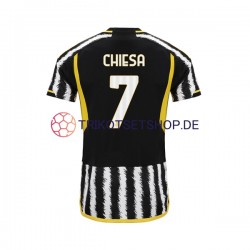 Juventus Turin Federico Chiesa 7 2023-2024 Herren Trikot Heim Kurzarm