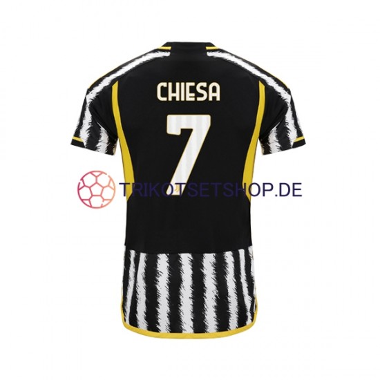 Juventus Turin Federico Chiesa 7 2023-2024 Herren Trikot Heim Kurzarm