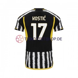 Juventus Turin Filip Kostic 17 2023-2024 Herren Trikot Heim Kurzarm