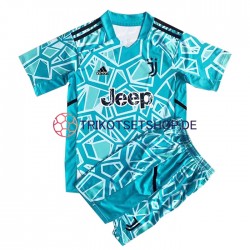 Juventus Turin 2022-2023 Torwart Kinder Trikotset Heim Kurzarm
