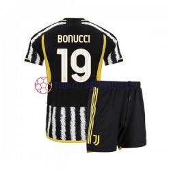 Juventus Turin Leonardo Bonucci 19 2023-2024 Kinder Trikotset Heim Kurzarm