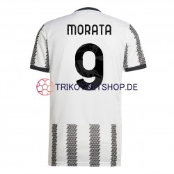 Juventus Turin Morata 9 2022-2023 Herren Trikot Heim Kurzarm