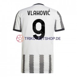 Juventus Turin Vlahovic 9 2022-2023 Herren Trikot Heim Kurzarm