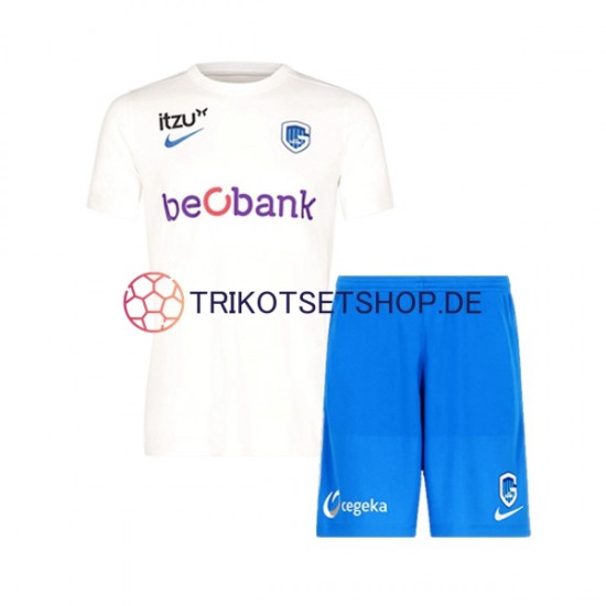 KRC Genk 2022-2023 Kinder Trikotset Auswärts Kurzarm