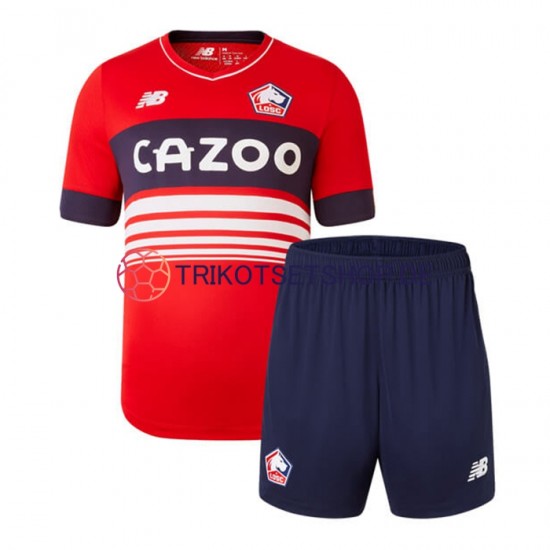 OSC Lille 2022-2023 Kinder Trikotset Heim Kurzarm