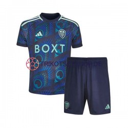 Leeds United 2023-2024 Kinder Trikotset Auswärts Kurzarm