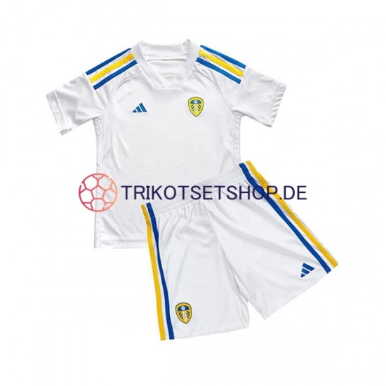 Leeds United 2023-2024 Kinder Trikotset Heim Kurzarm