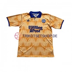 Leeds United Retro 1991-1992 Herren Trikot Auswärts Kurzarm