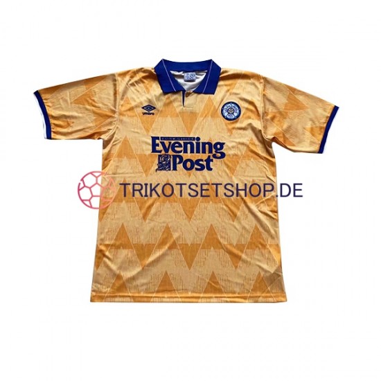 Leeds United Retro 1991-1992 Herren Trikot Auswärts Kurzarm
