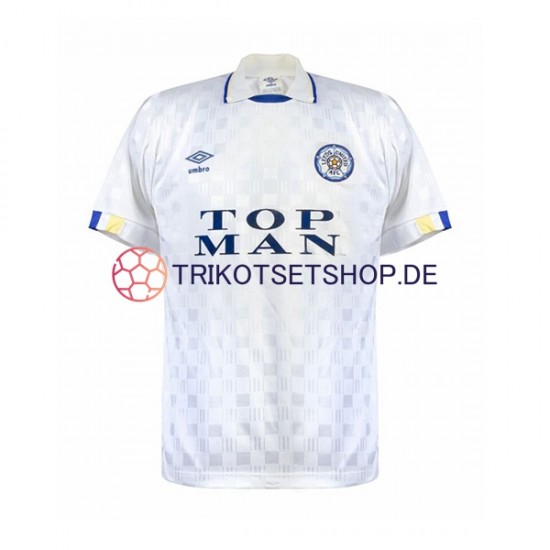 Leeds United Retro 1989-1990 Herren Trikot Heim Kurzarm