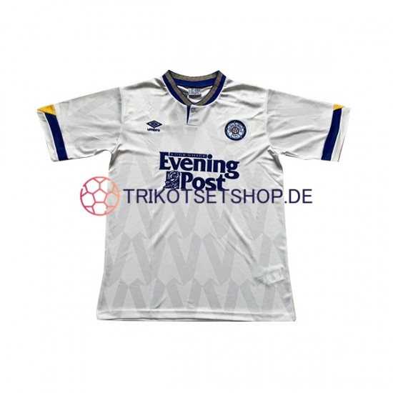 Leeds United Retro 1991-1992 Herren Trikot Heim Kurzarm